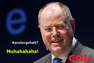 Peer Steinbrück Wahlplakat