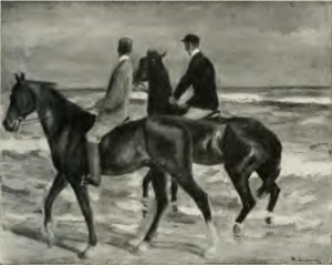 Max Liebermann: Zwei Reiter am Strand
