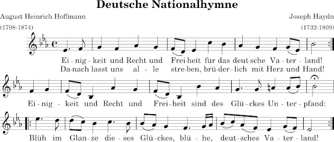 Deutsche Nationalhymne