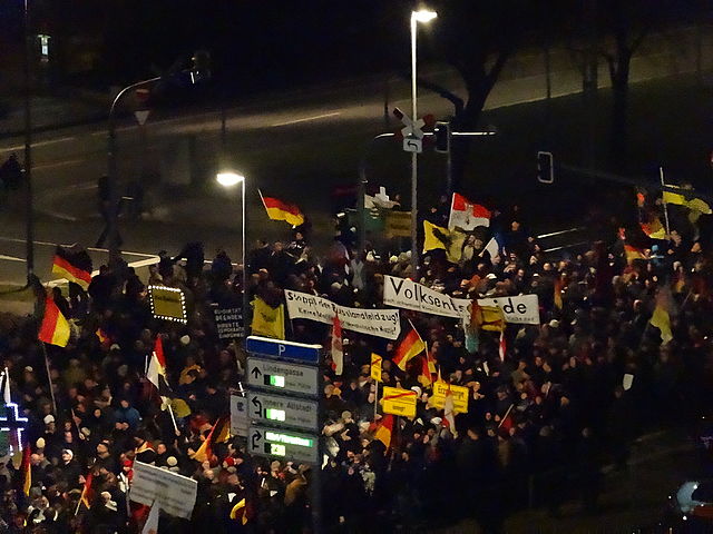 Pegidia-Demo in Dresden