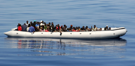 Flüchtlingsboot