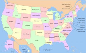 Map USA