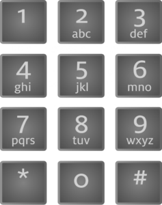 Telefon-Buchstabenwahl