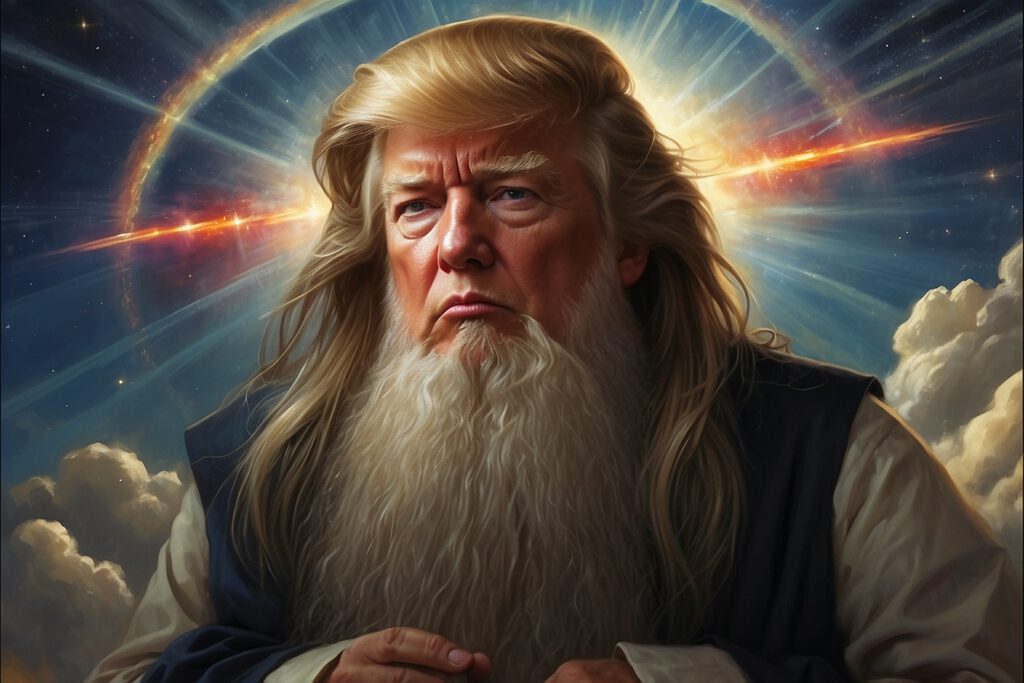 Trump als Gott