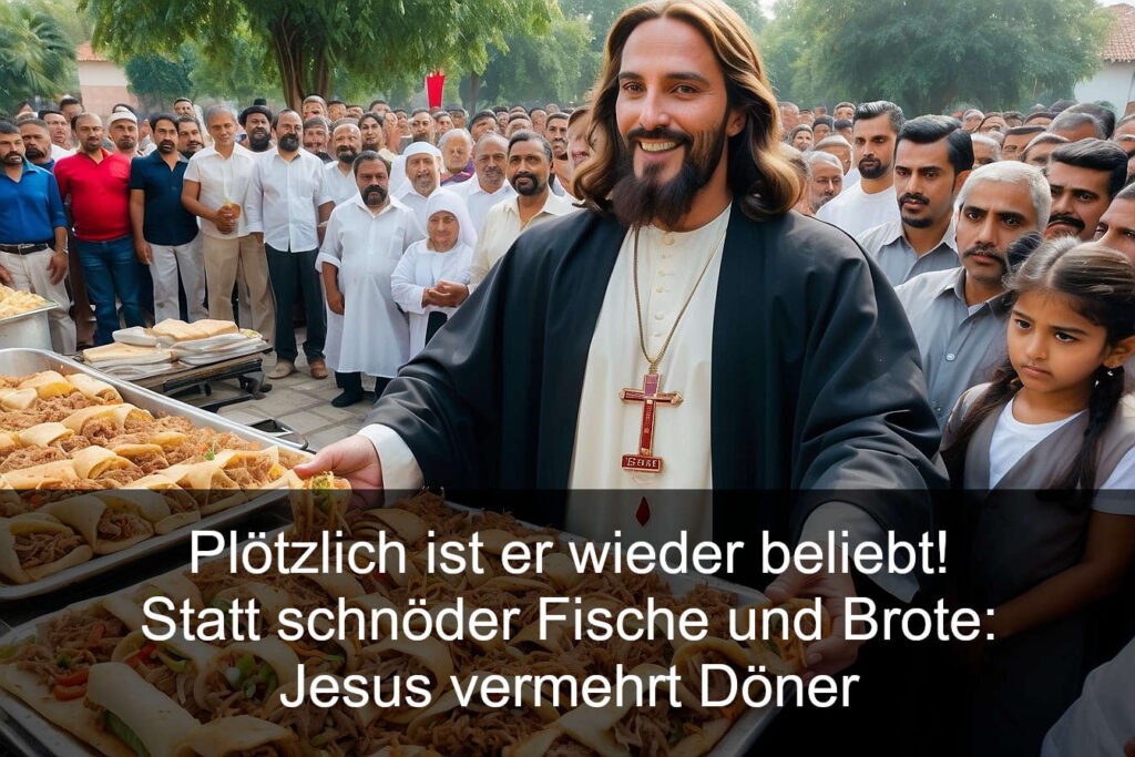 Jesus vermehrt Döner